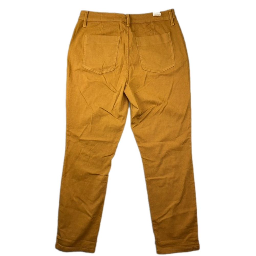 COSMIC BLUE LOVE Eco Edit Women’s size 32 Tall maize gold jeans NWT - Picture 4 of 9